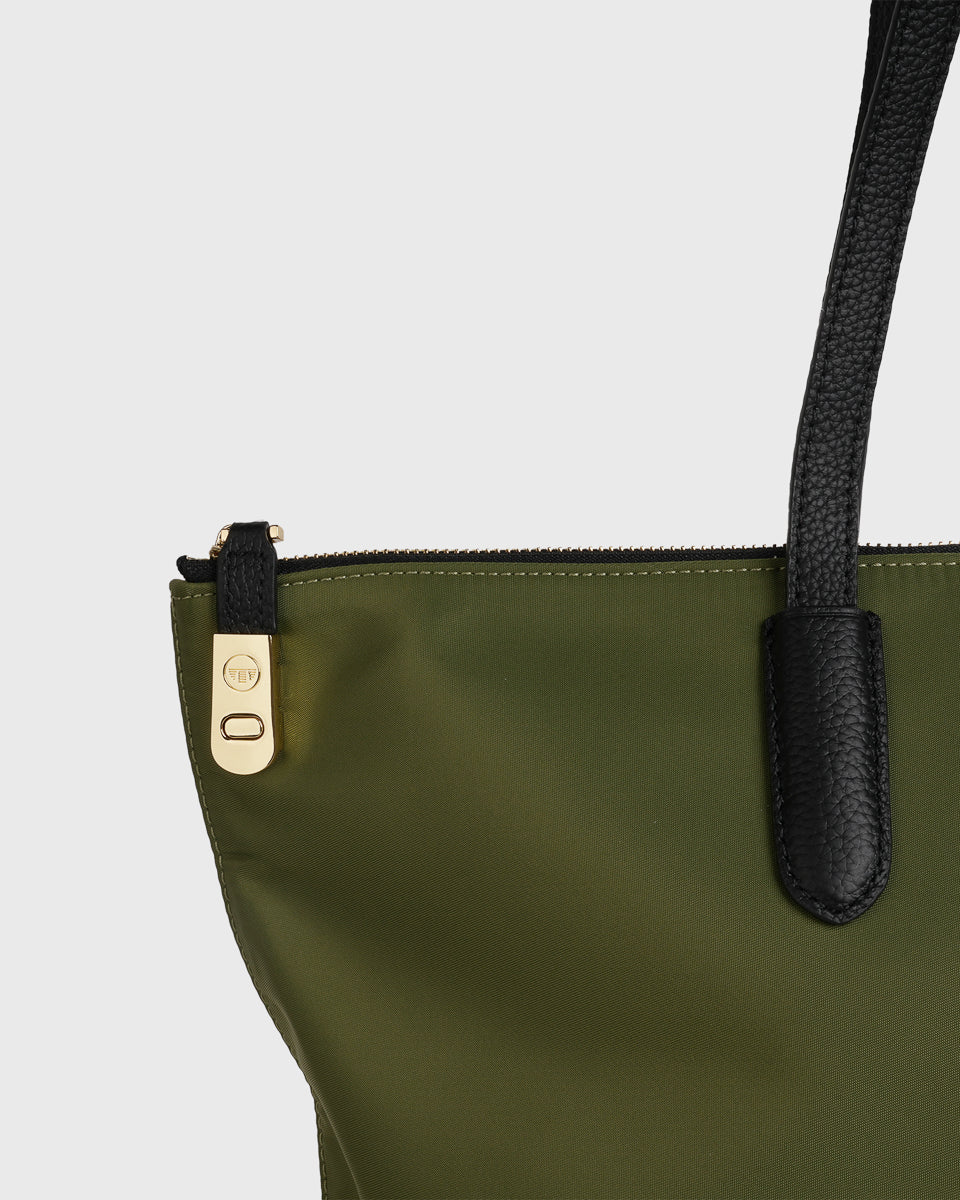 Small Zip Tote - Moss