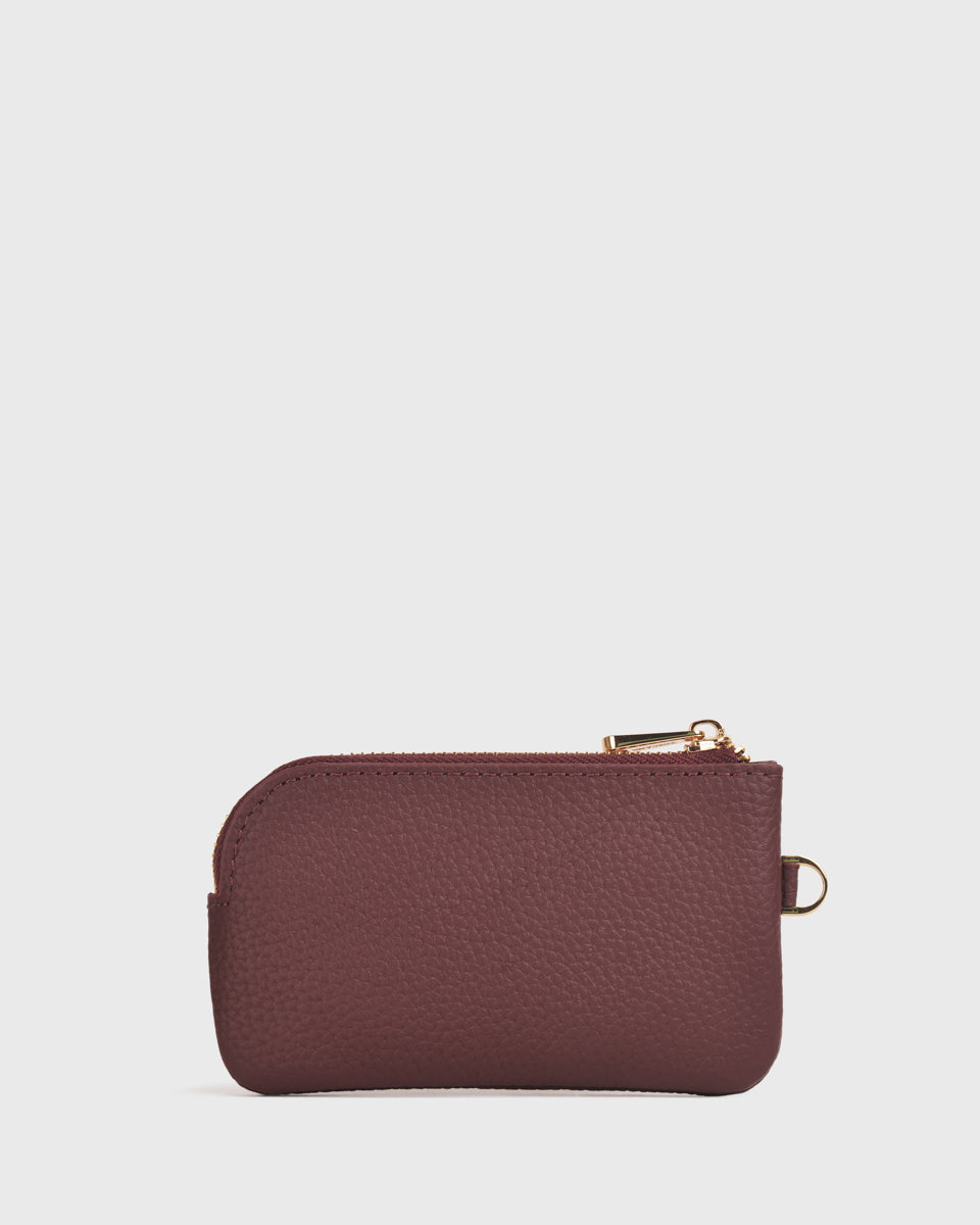 Aimee Coin Pouch Burgundy Tocco Toscano