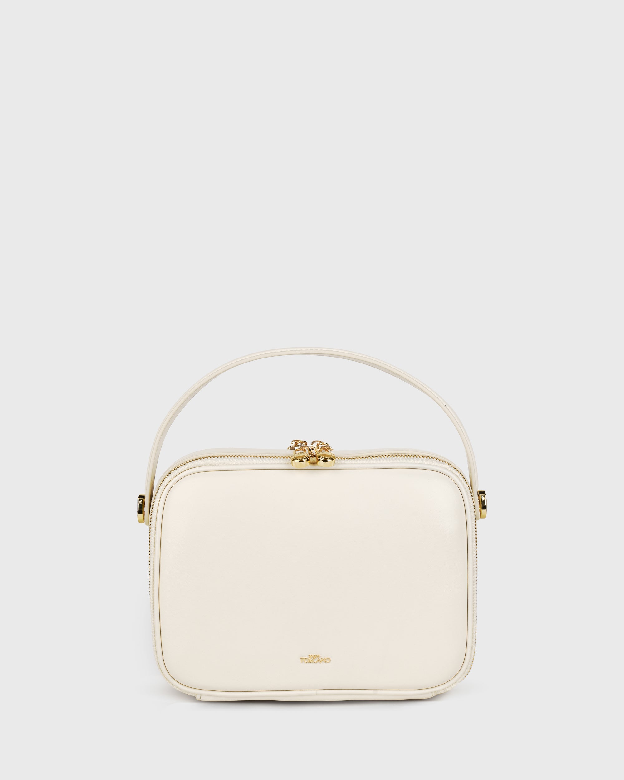 Bella Train Case (Cream)