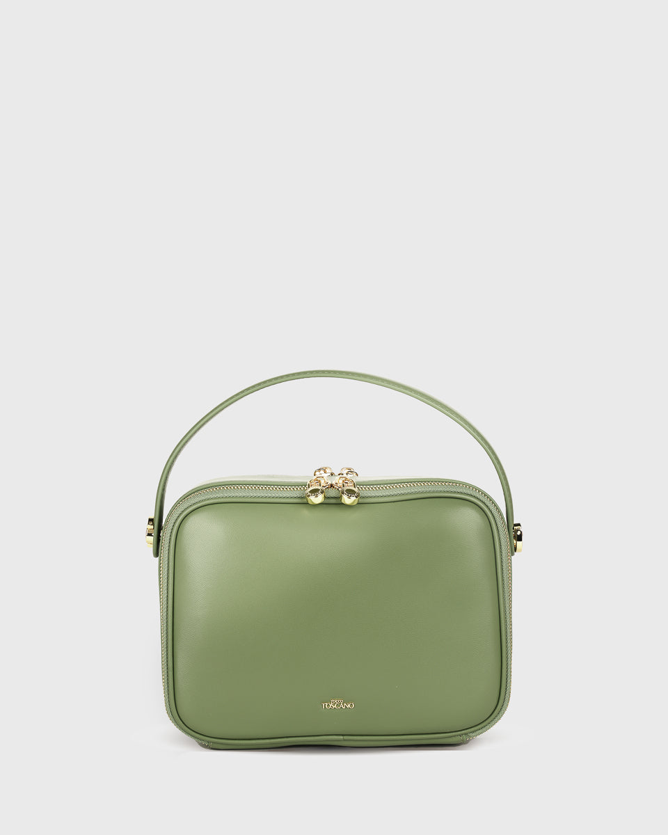 Bella Train Case (Sage Green)