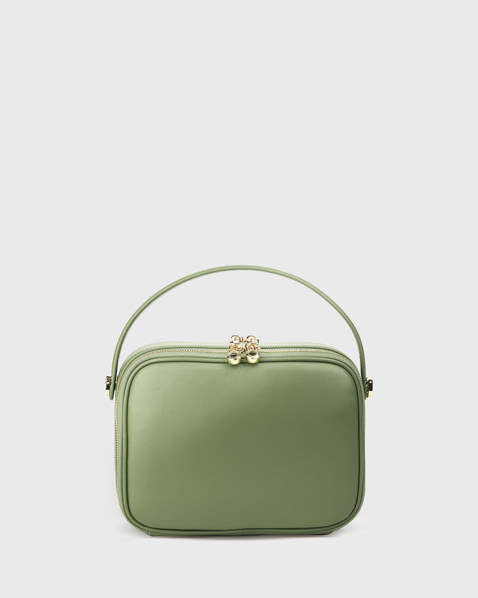 Bella Train Case (Sage Green)