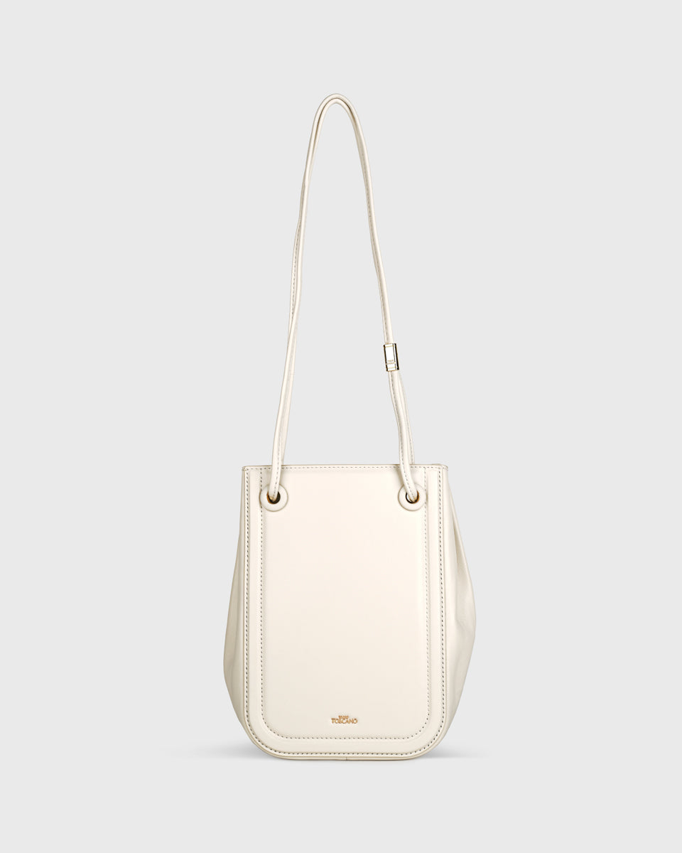 Bella Accordion Bag (Cream)