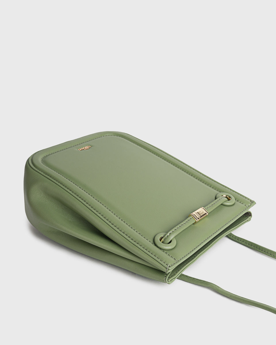 Bella Accordion Bag (Sage Green)