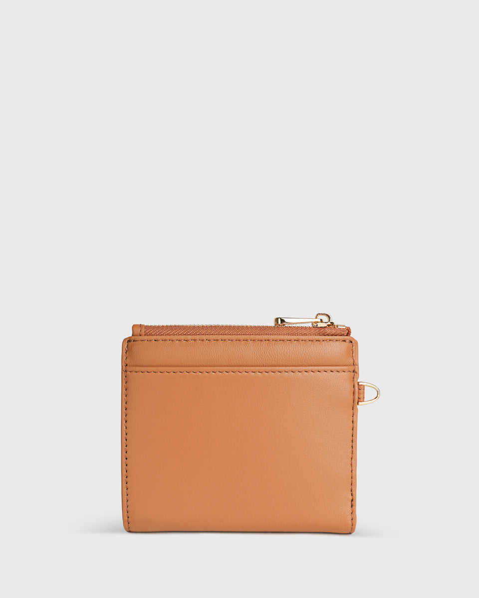 Bella Bifold Wallet (Camel) - Tocco Toscano