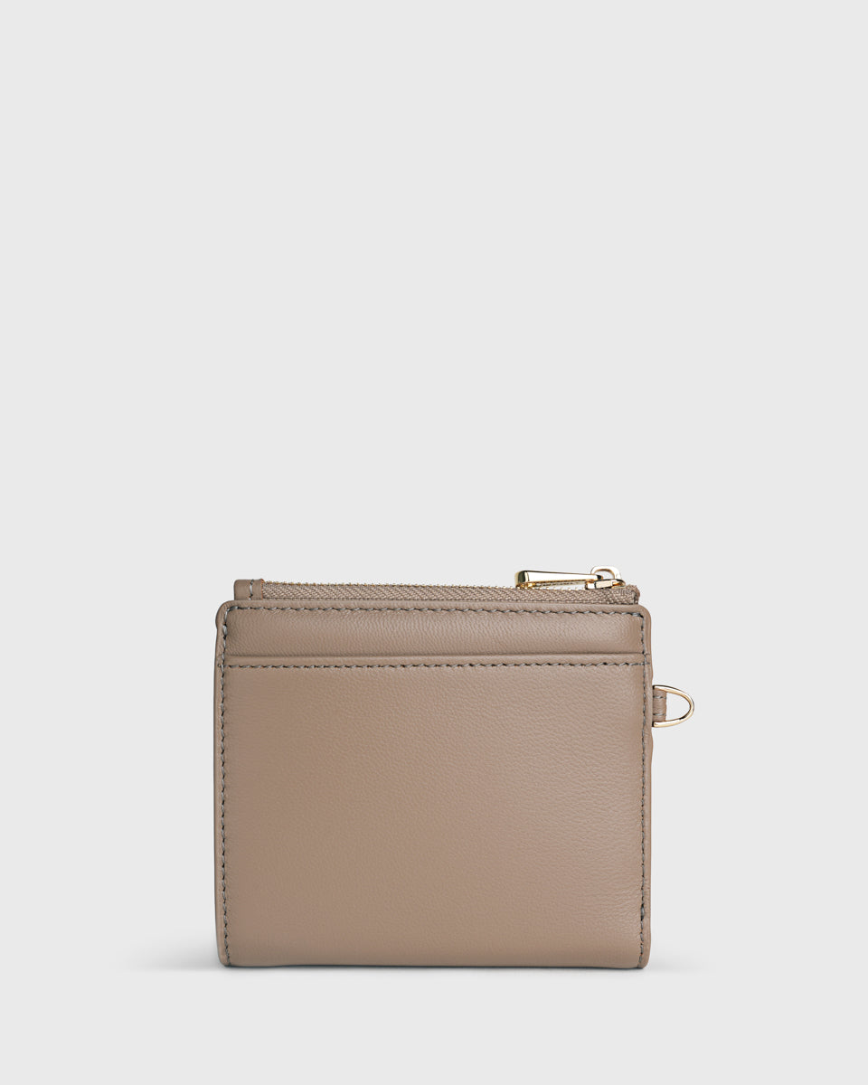 Bella Bifold Wallet (Taupe) - Tocco Toscano