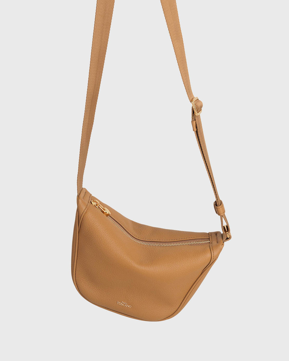 Rey Shoulder Bag Mini (Camel) Pre-order - Tocco Toscano