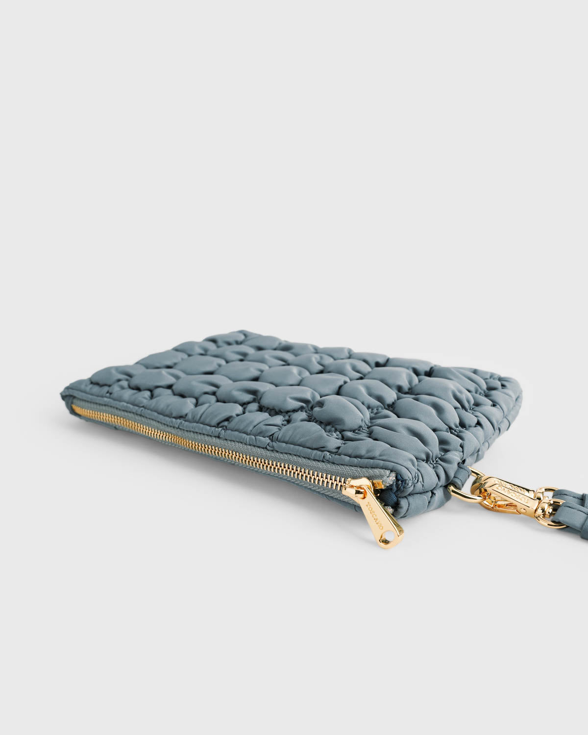 Bloom Wristlet Pouch (Slate Blue)