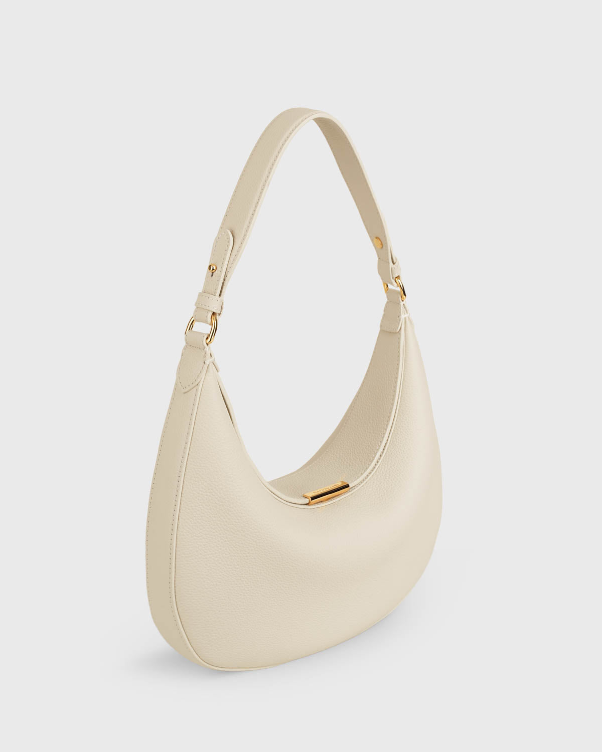 Gianna Crescent Hobo Cream Tocco Toscano