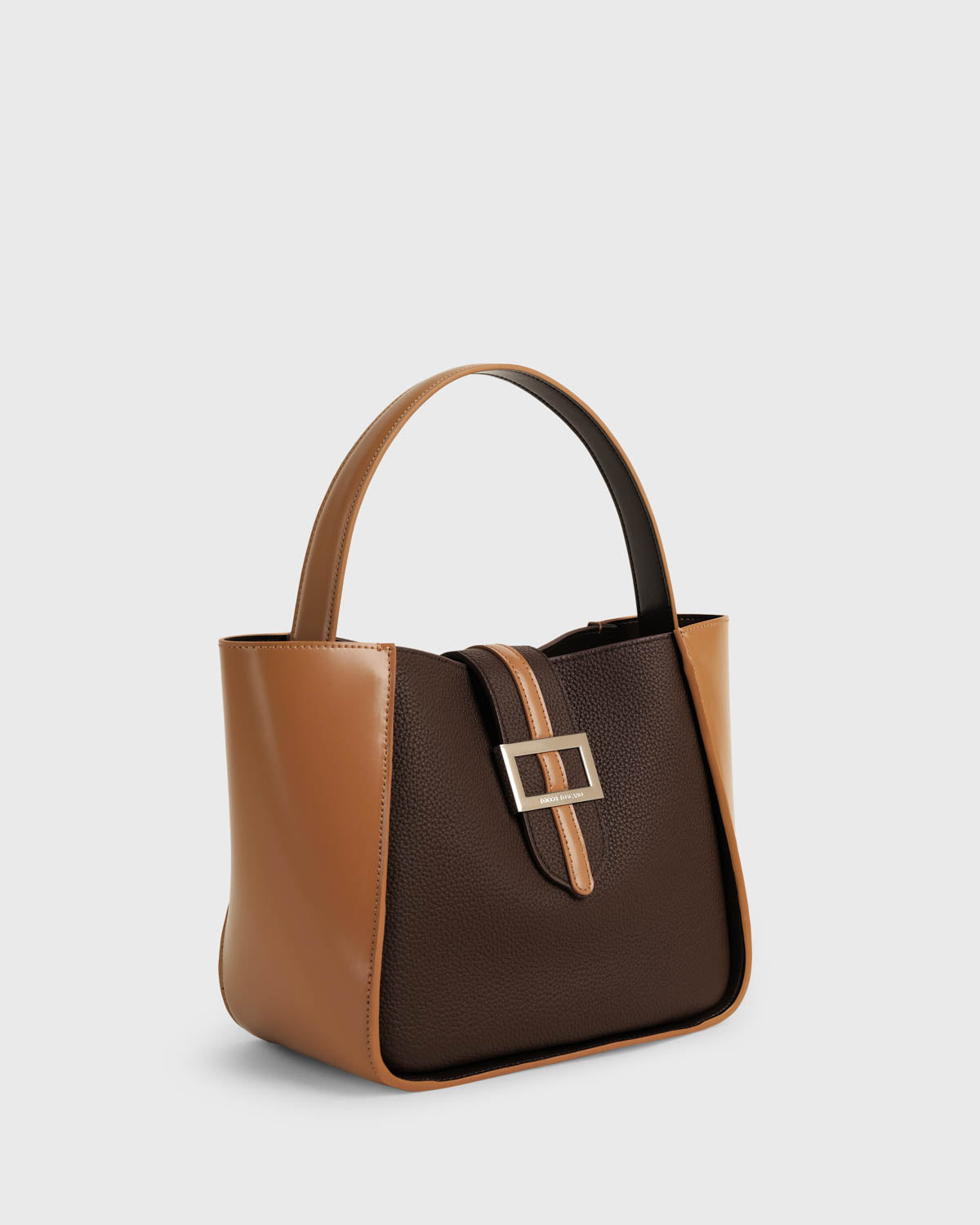 Mahjong Trapeze Bag (Espresso/Toffee)