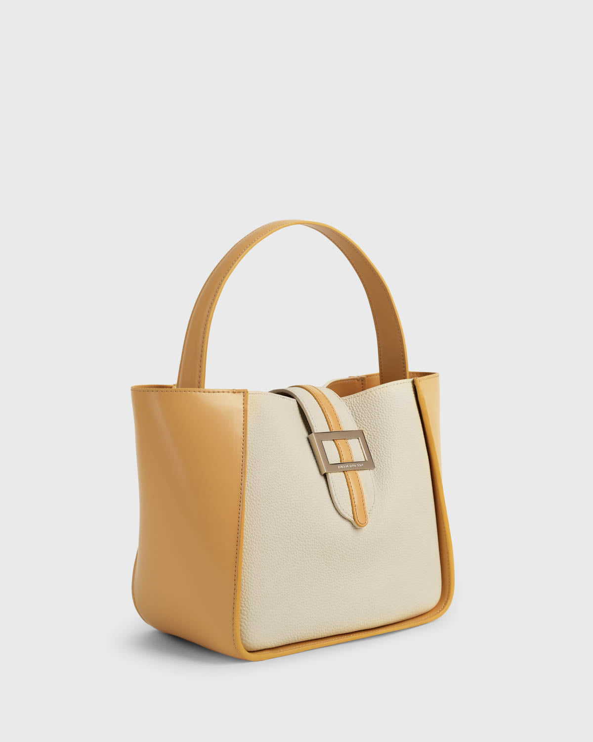 Mahjong Trapeze Bag (Cream/Maize)