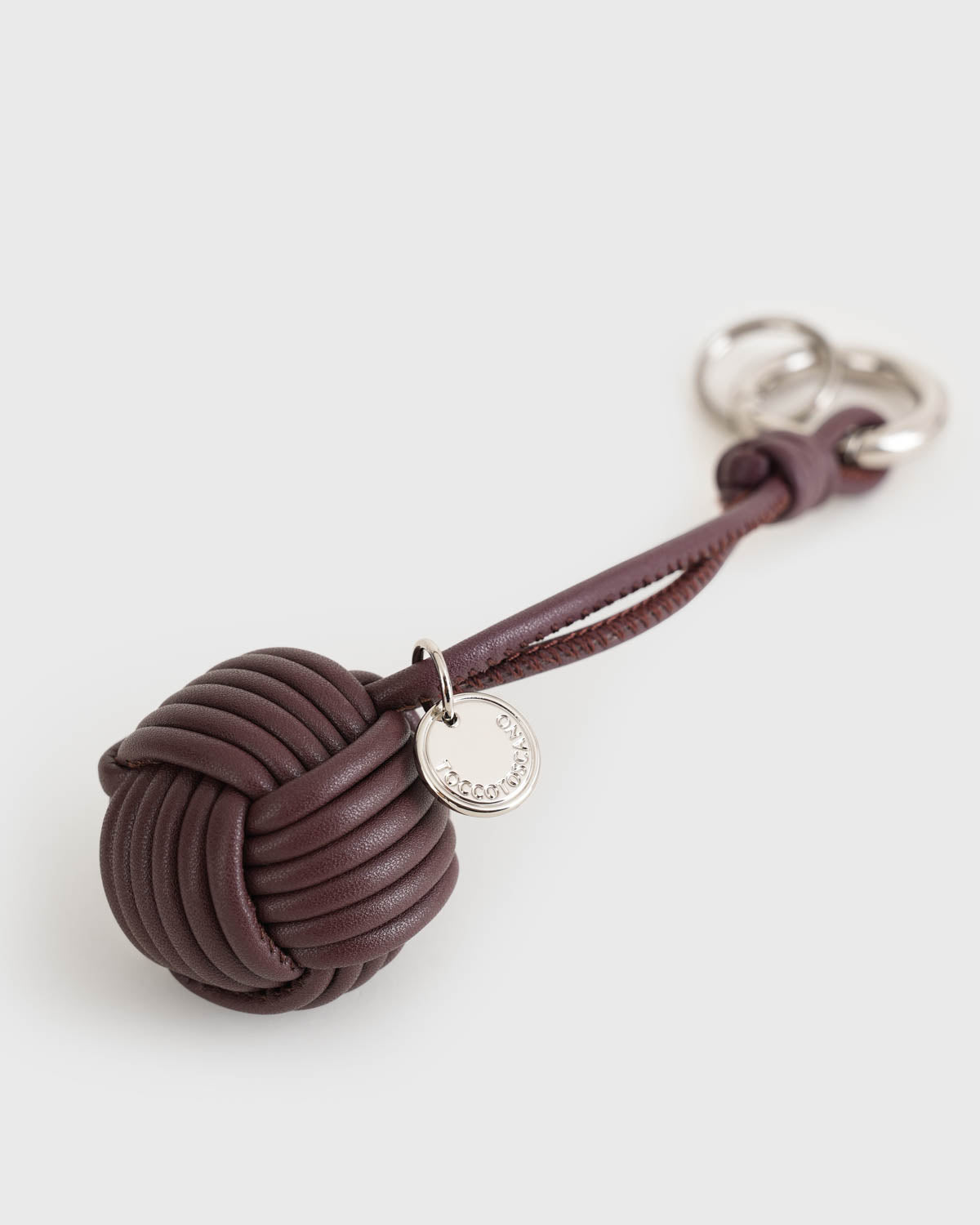 Sonya Braided Ball Charm (Plum)