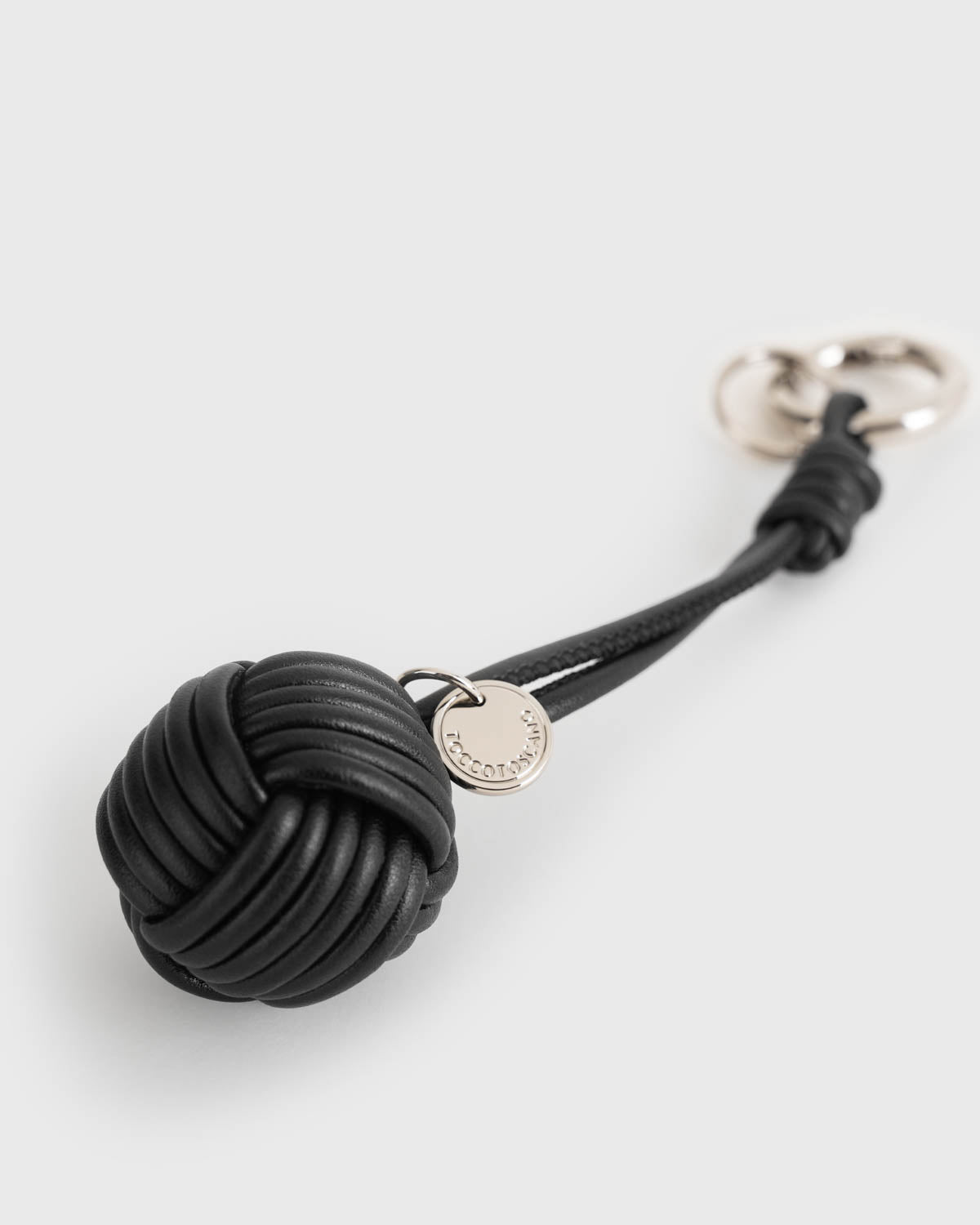 Sonya Braided Ball Charm (Black)