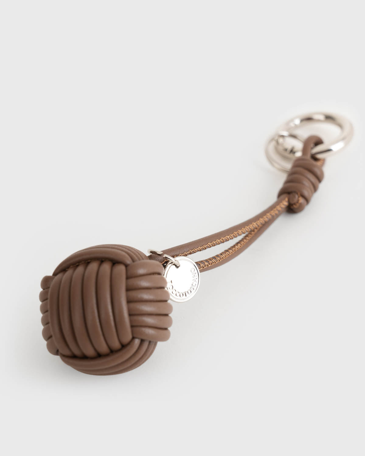 Sonya Braided Ball Charm (Chocolate)