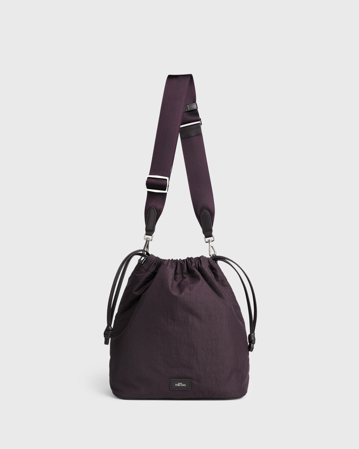 Sonya Ruched Bag (Plum)