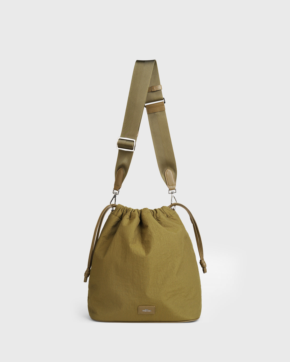 Sonya Ruched Bag (Brass)