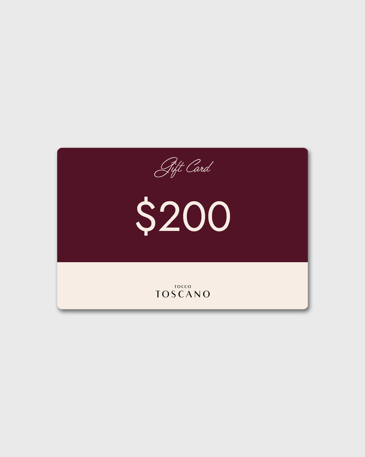 Gift Card: S$200