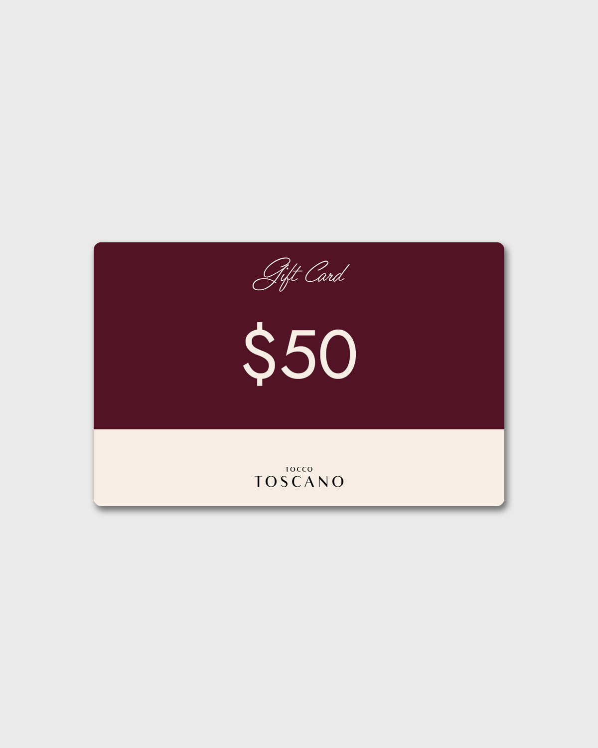 Gift Card: S$50