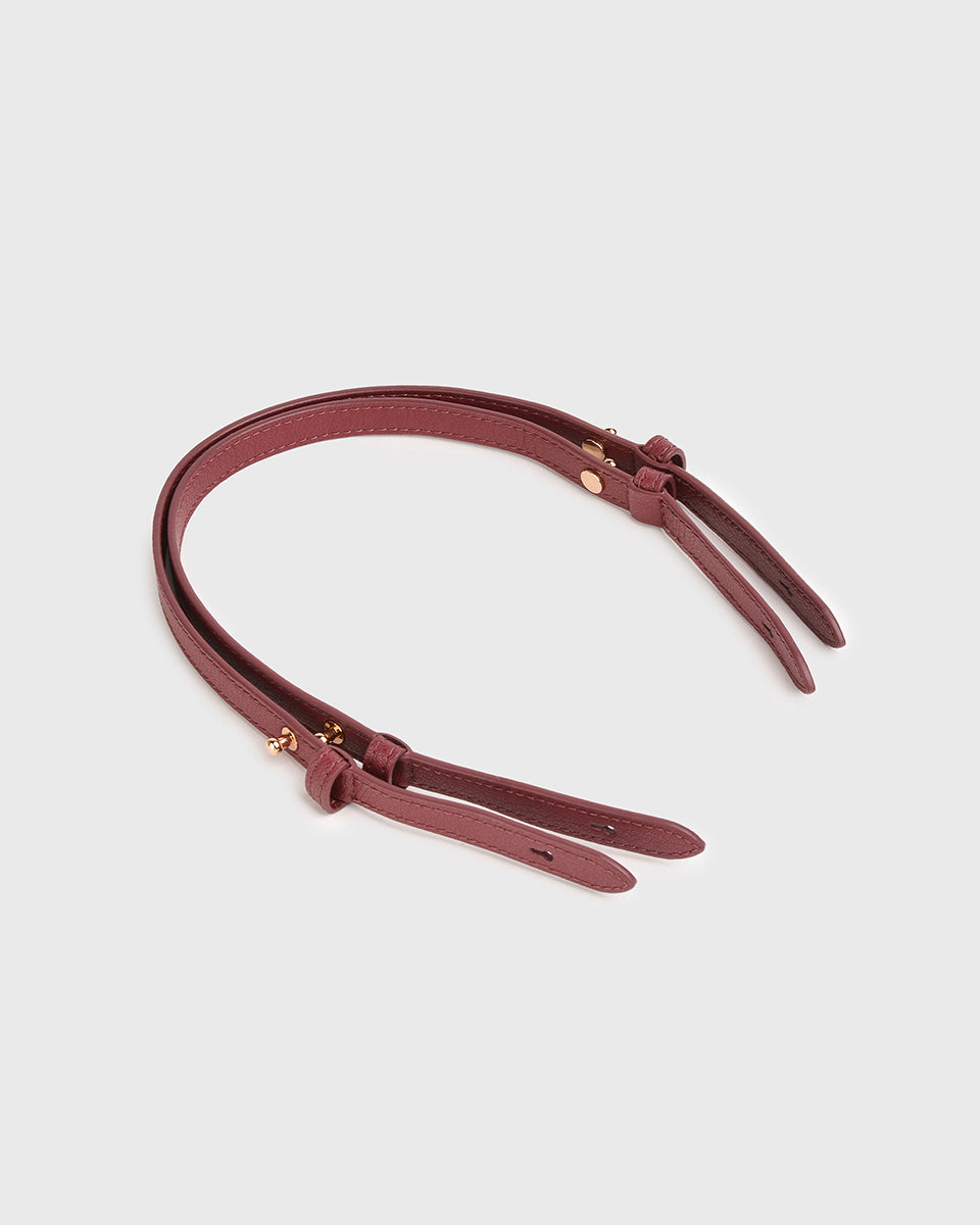 Aimee Dual Short Straps (Burgundy)