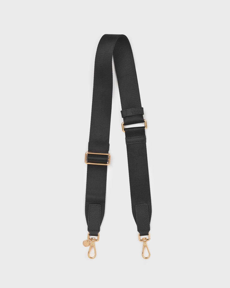 Webbing Bag Strap (Black) - Tocco Toscano