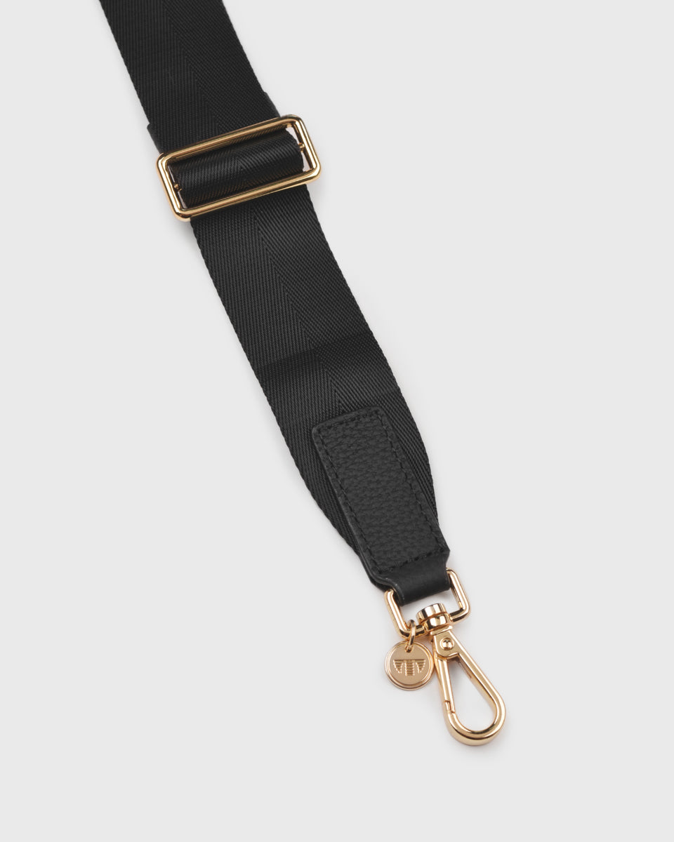 Webbing Bag Strap (Black) - Tocco Toscano