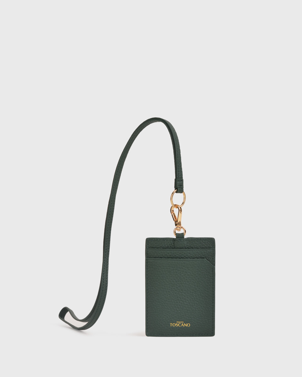 Aimee Cardholder with Lanyard (Green)