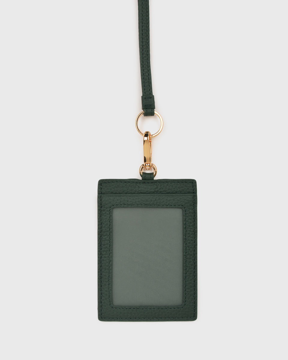 Aimee Cardholder with Lanyard (Green)