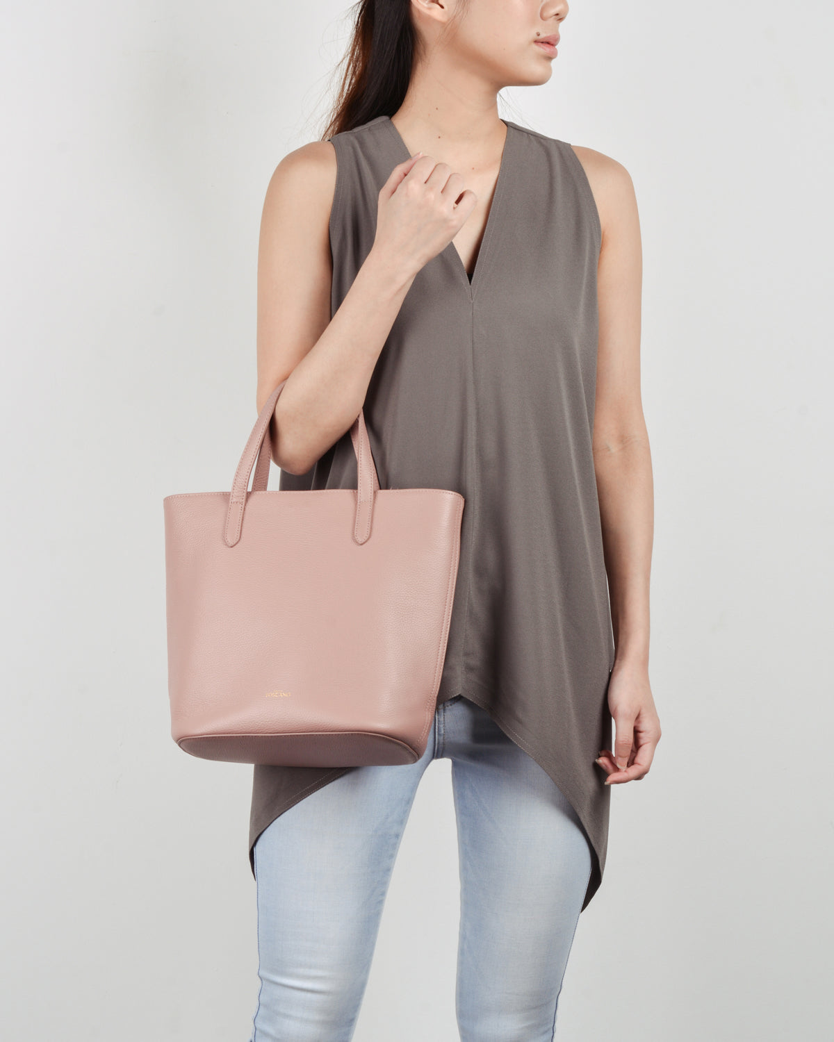 Dusty pink hotsell tote bag