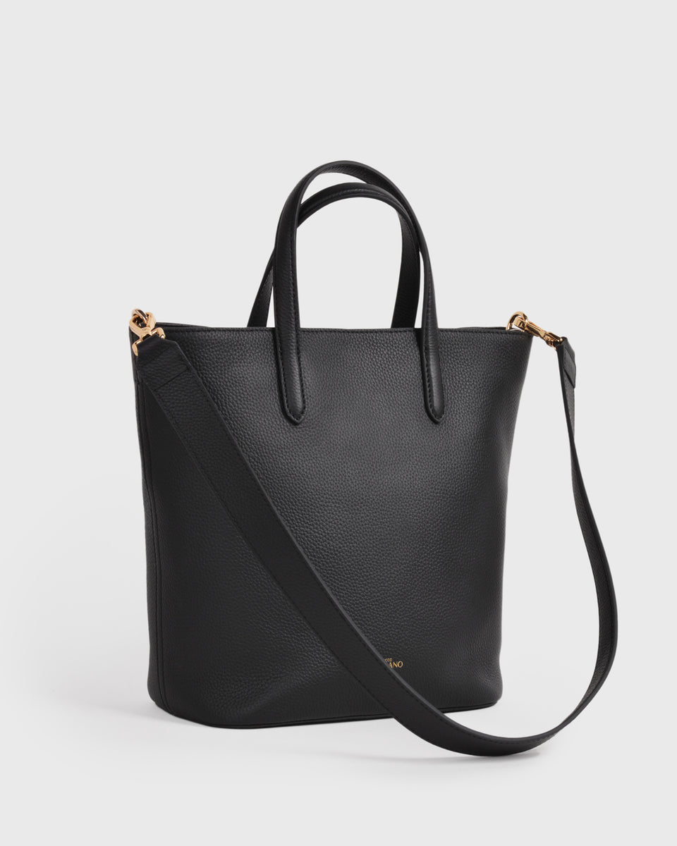 Aimee Mini Tote (Black) - Tocco Toscano