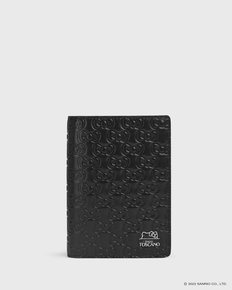 TOS x Hello Kitty Passport Wallet (Black)