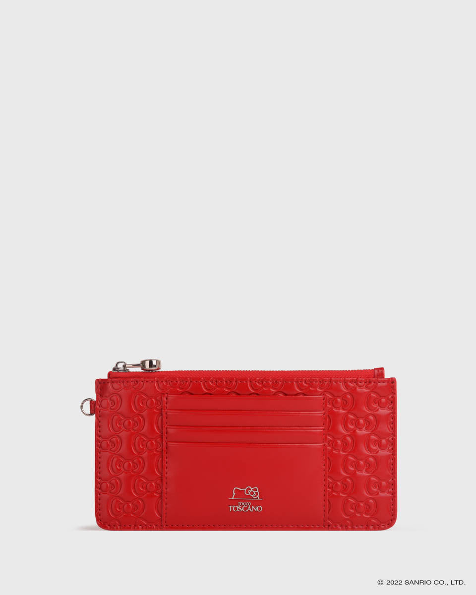 TOS x Hello Kitty Slim Card Wallet (Scarlet) | [Sold Out]