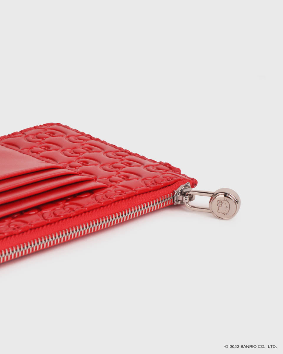 TOS x Hello Kitty Slim Card Wallet (Scarlet) | [Sold Out]