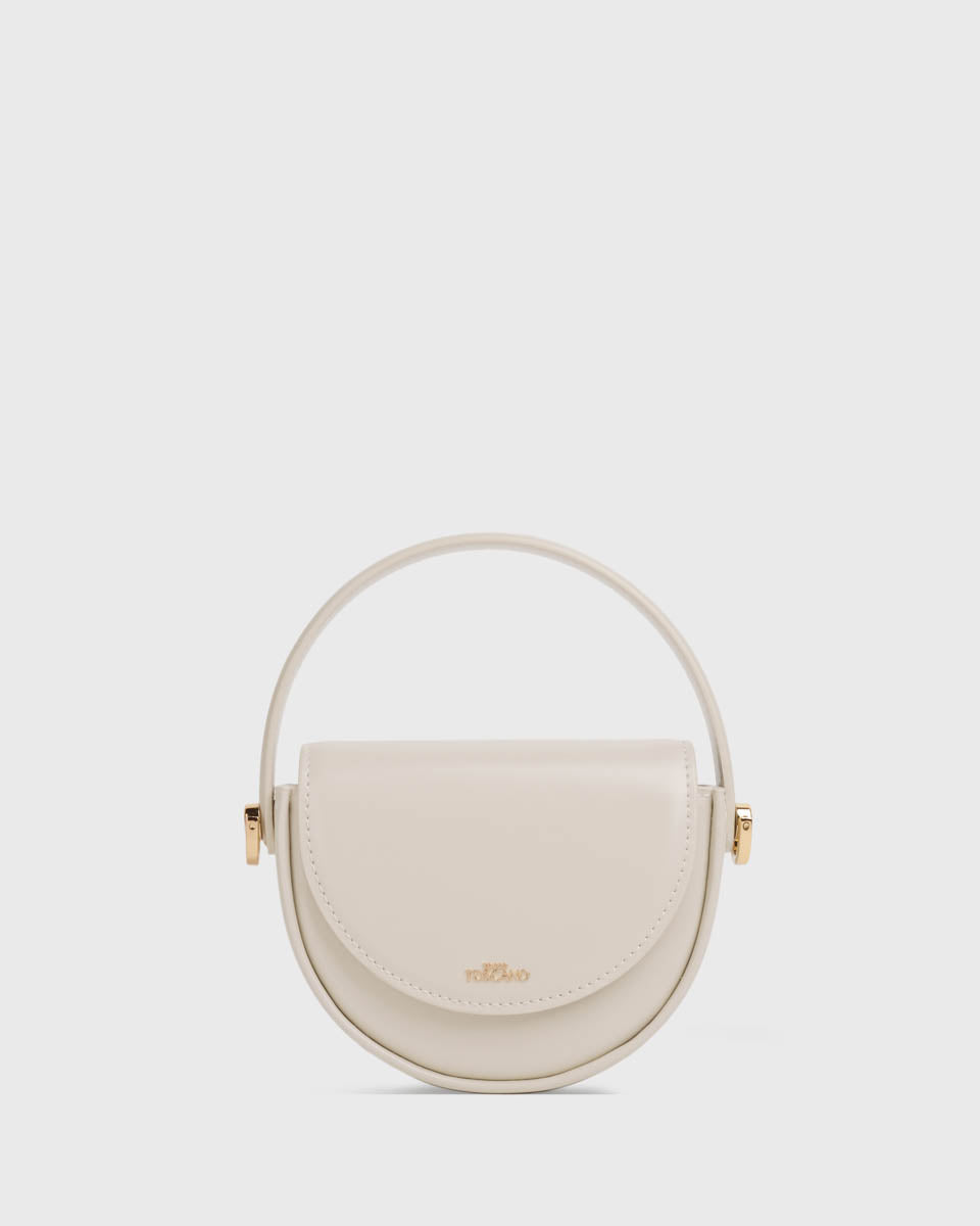 White circle sale crossbody bag