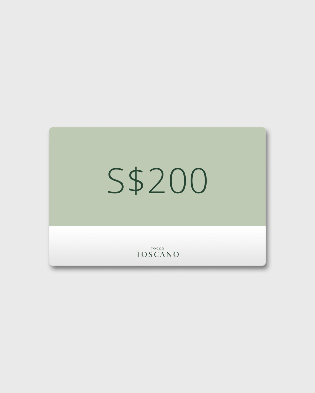 Gift Card: S$200